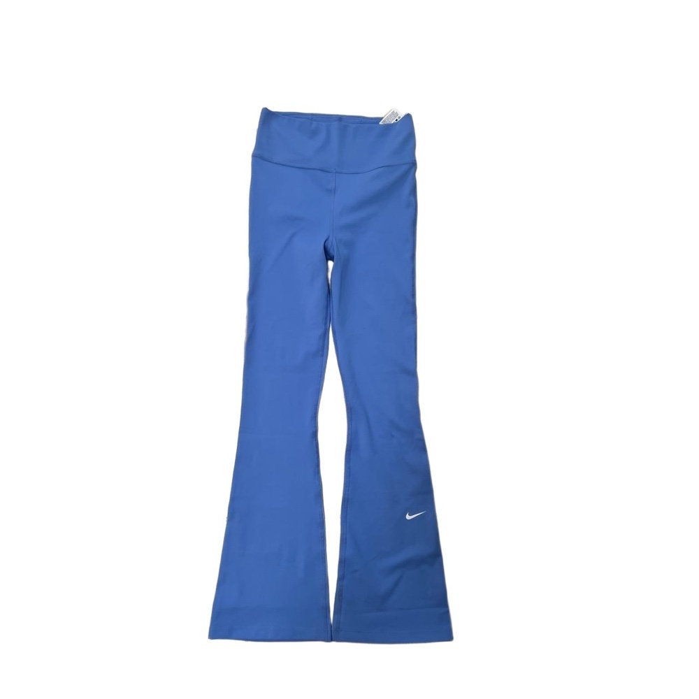 NWT Nike Kids' One Girls' Dri-Fit Flared Leggings M Blue High-Waisted DM7682-441 - Picture 4 of 9